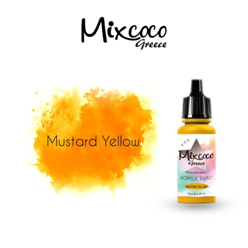ΑΚΡΥΛΙΚΟ ΧΡΩΜΑ ΑΕΡΟΓΡΑΦΟΥ MUSTARD YELLOW 15ML