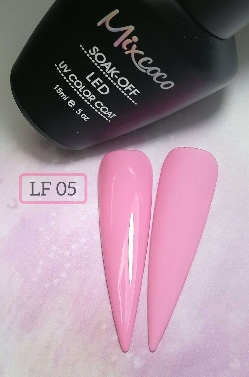 LF-005 Ημιμόνιμο Βερνίκι Mixcoco 15ml Pink Flavor (Ημιμόνιμα Βερνίκια)