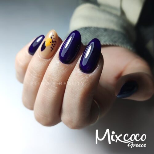 WS-350 Ημιμόνιμο Βερνίκι Mixcoco 15ml (Μπλε Βιολετί)