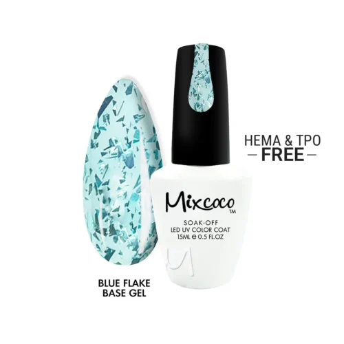 MIXCOCO BLUE FLAKE BASE GEL HEMA & TPO FREE