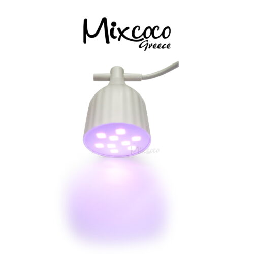 Επαναφορτιζόμενη Mini Led/ Uv Λάμπα 24W Λευκή