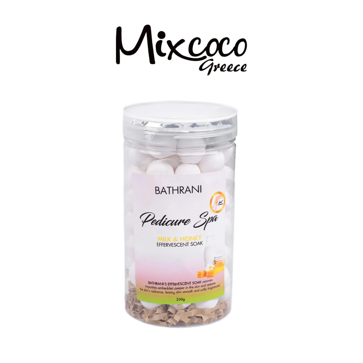 Ταμπλέτες Pedicure Γάλα & Μέλι 250gr_1