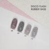 Disco Flash Glitter Rubber Base 15ml 72