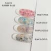 RUBBER BASE BLACK-GOLD FLAKE 15ML - Image 3