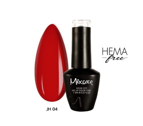 JH-04 ΗΜΙΜΟΝΙΜΟ ΒΕΡΝΙΚΙ 7.5ML ΚΟΚΚΙΝΟ MIXCOCO