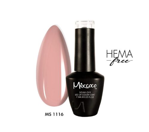 MS-1116 Ημιμόνιμο Βερνίκι 7.5ml Nude Σομόν Mixcoco
