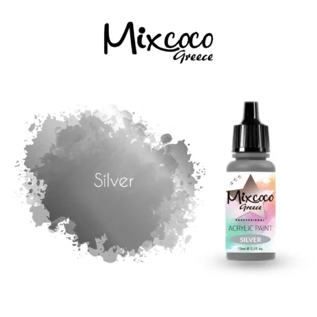 akrylikoxromaaerografoysilver15ml