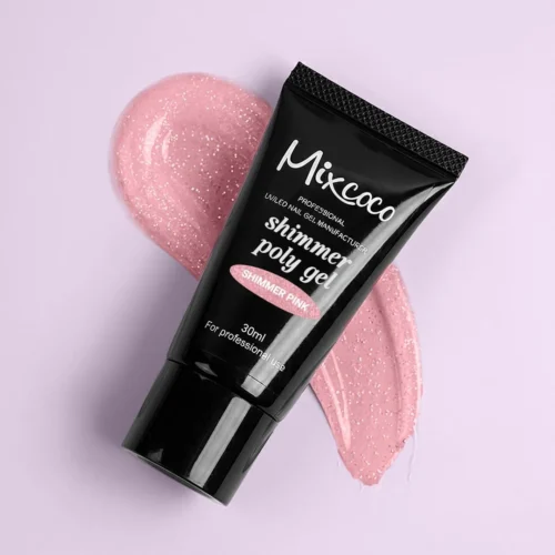 SHIMMER PINK POLY GEL MIXCOCO 30ML