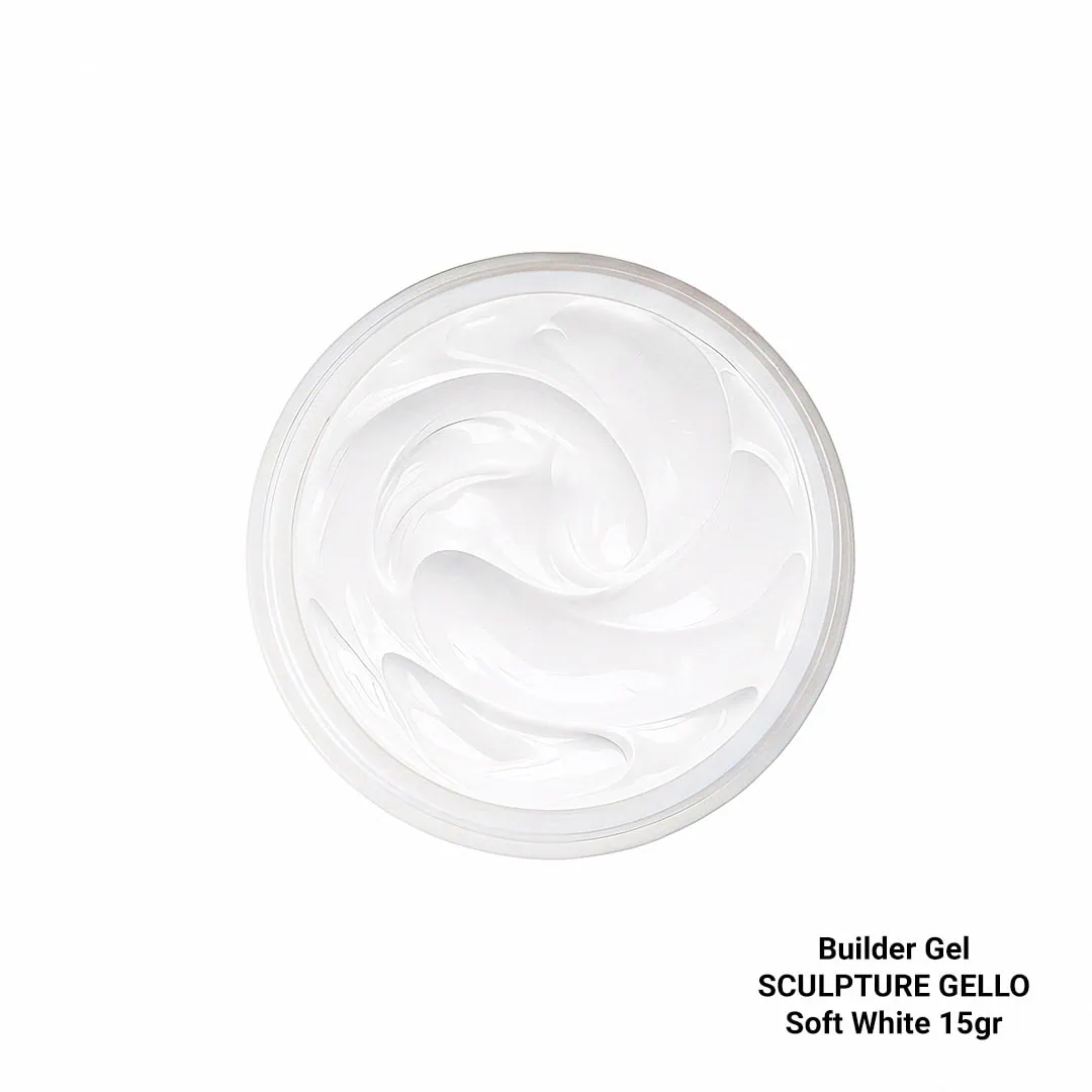 BUILDER GEL SCULPTURE GELLO SOFT WHITE 15GR