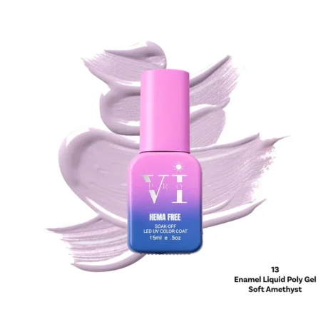 ENAMEL LIQUID POLY GEL SOFT AMETHYST 13_2