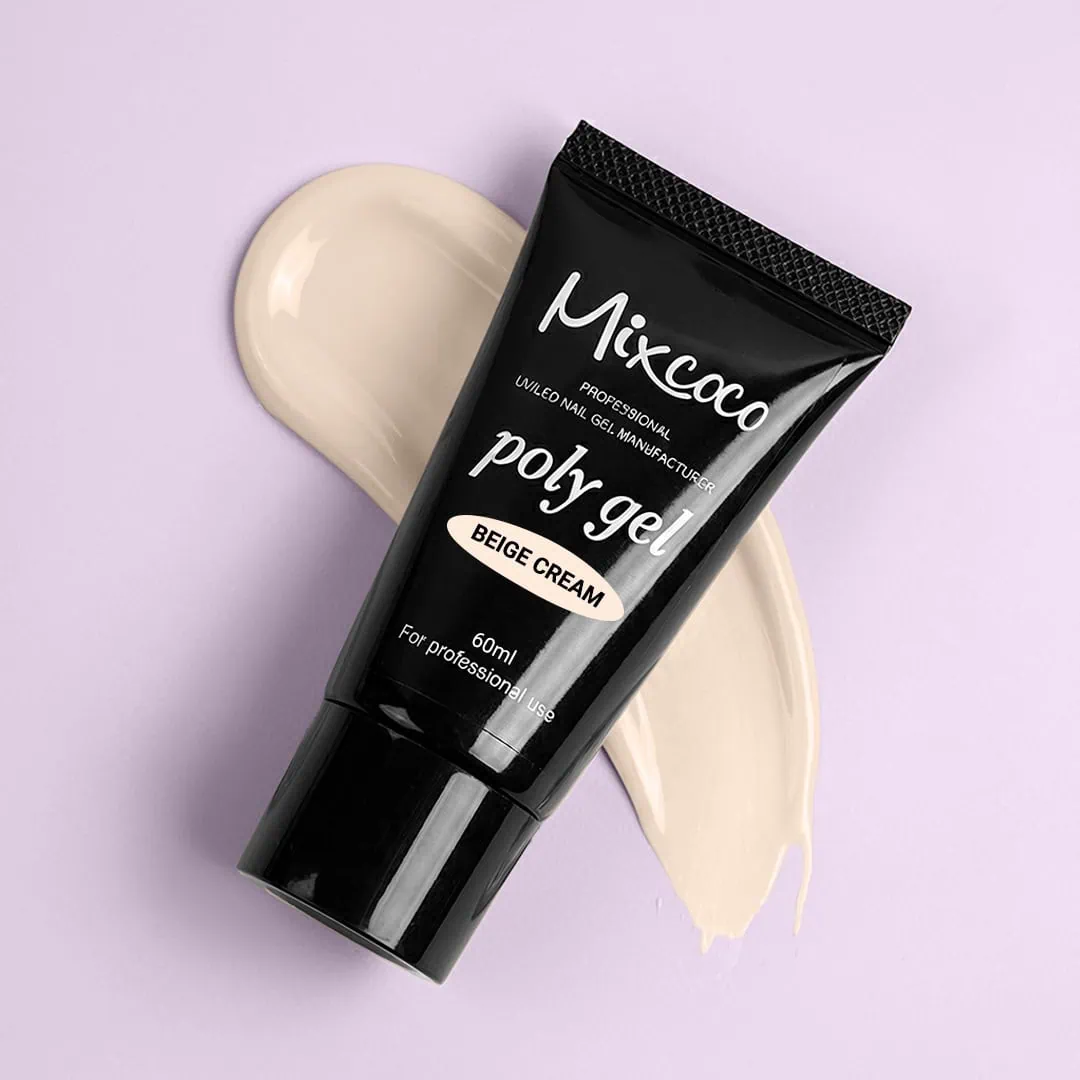 BEIGE CREAM POLY GEL MIXCOCO 60ML