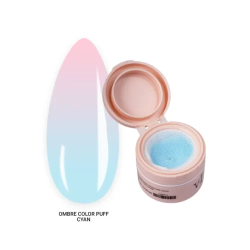 OMBRE COLOR PUFF CYAN