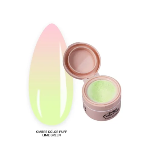 OMBRE COLOR PUFF LIME GREEN