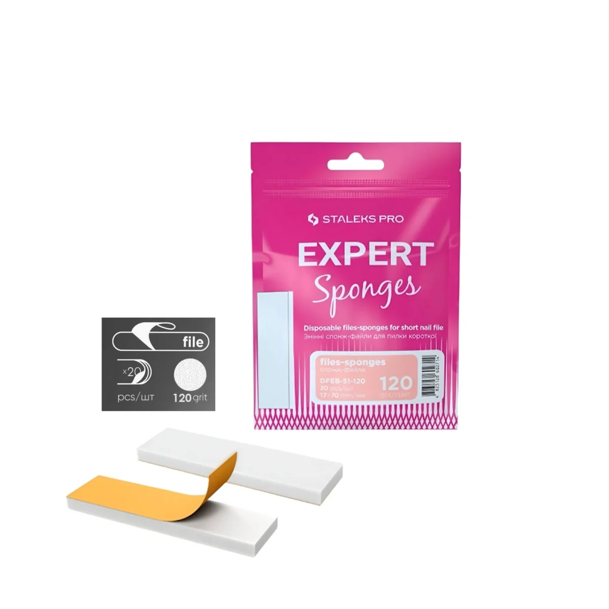 STALEKS EXPERT SPONGES 120GRIT 20PCS_1