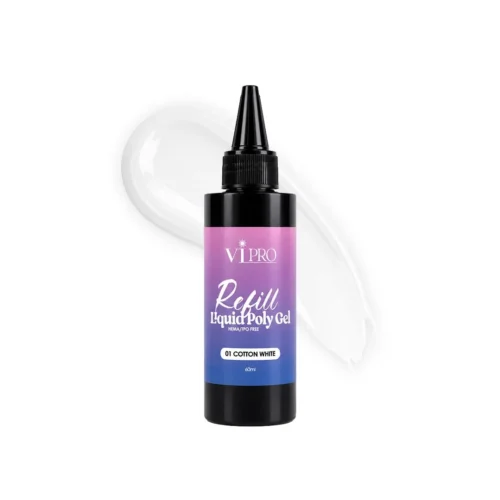 REFILL LIQUID POLY GEL 01 COTTON WHITE_1