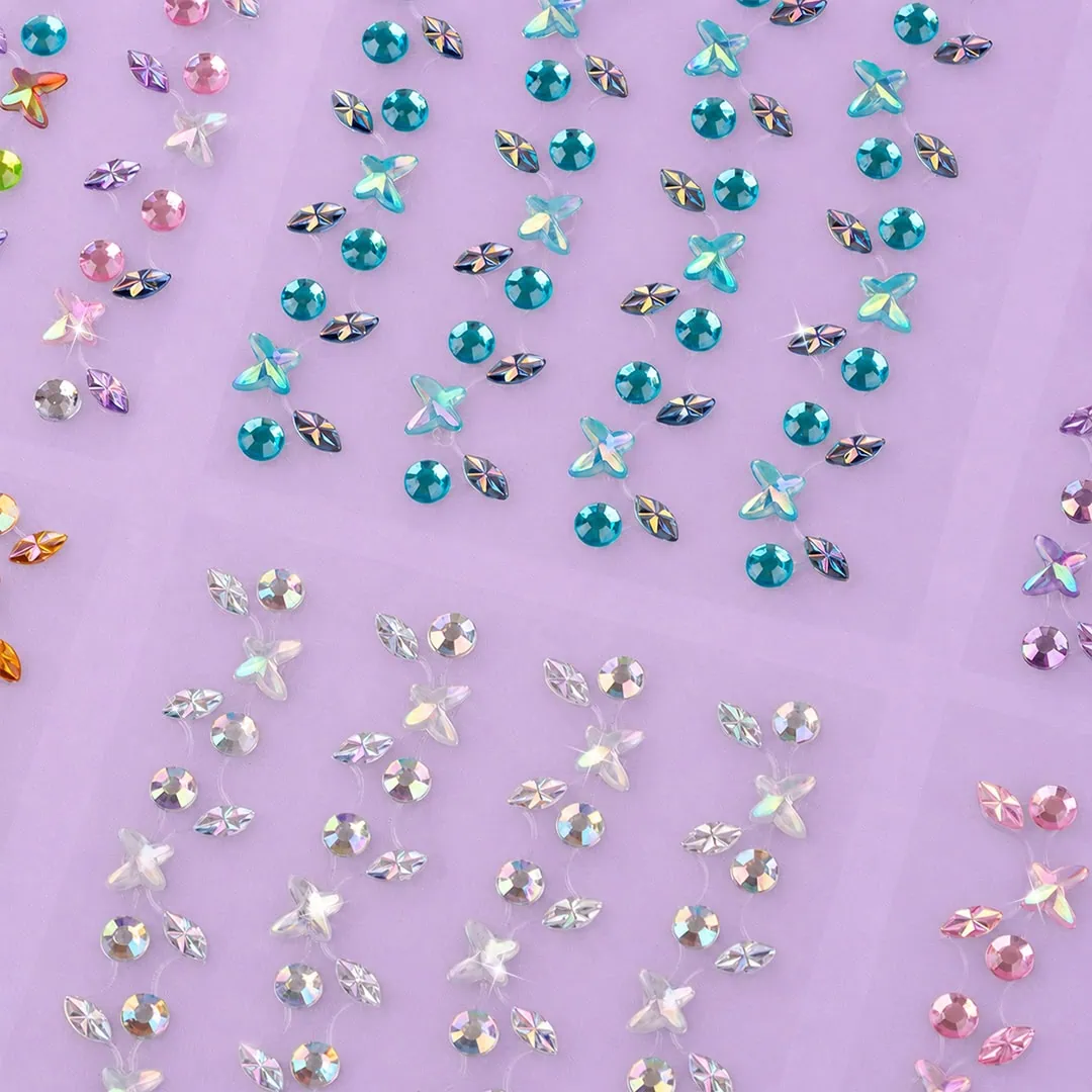 BEDAZZLING NAIL GEMS BUTTERFLIES2